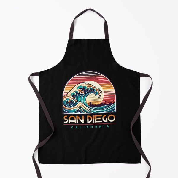 Item preview, San Diego California Vintage Sunset Sd Waves designed and sold by Odetee.