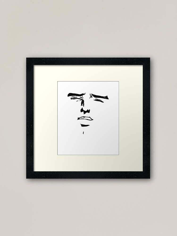 Yaranaika? (や ら な い) Anime Meme Face | Art Board Print