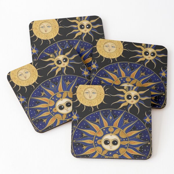 Item preview, Classic Vintage Suns Moons Galaxies designed and sold by TheDarkWardrobe.