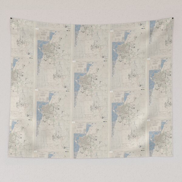 Item preview, WW2 - USA Intel Map - Tainan - Taiwan - Republic of Formosa - Vintage Map Print designed and sold by TheHappyK.