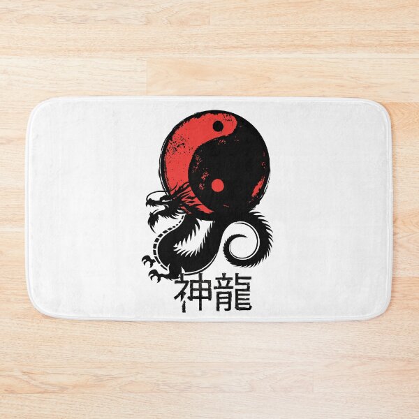 Item preview, Asian Yin Yang Symbol with Dragon God Shenlong designed and sold by Octagon20XX.