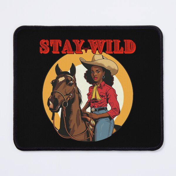 Item preview, Stay Wild Cowgirl (Yellow Scarf) designed and sold by Seedcap7.