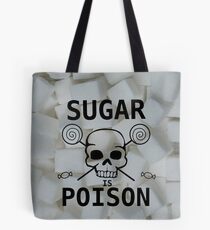 Bolsa de tela El azúcar es (en realidad) veneno