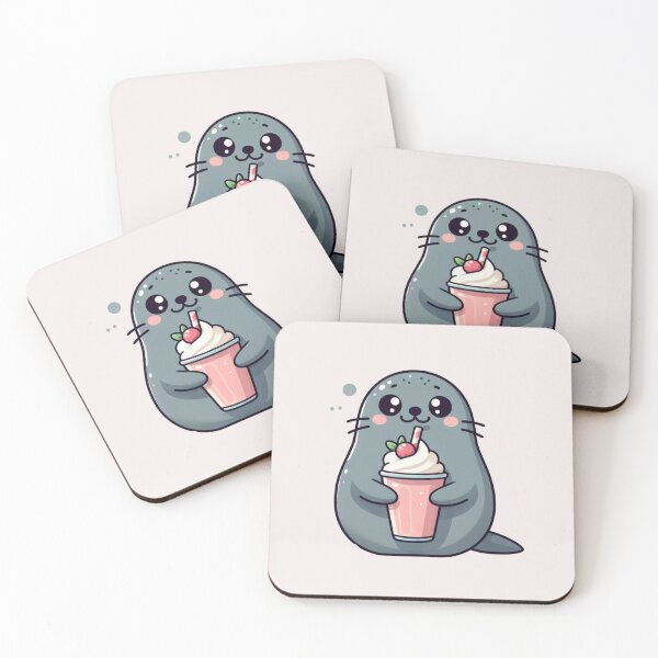 Item preview, Milk Shake Seal designed and sold by LemuellTrends.