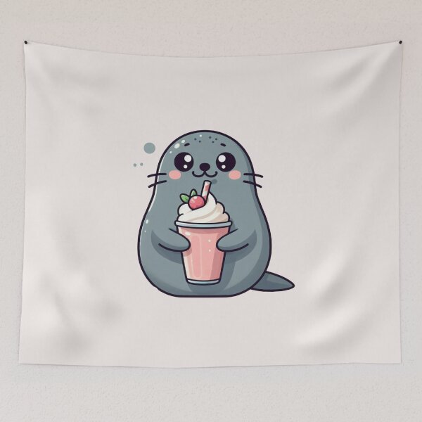 Item preview, Milk Shake Seal designed and sold by LemuellTrends.