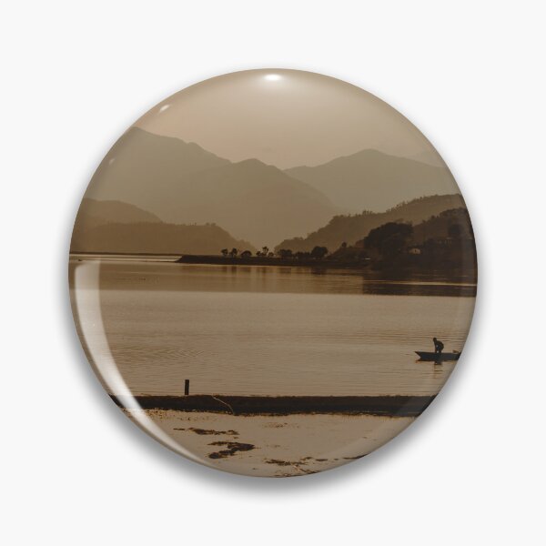 Item preview, One Golden Evening on Phewa Lake designed and sold by Valerie Rosen Photography.