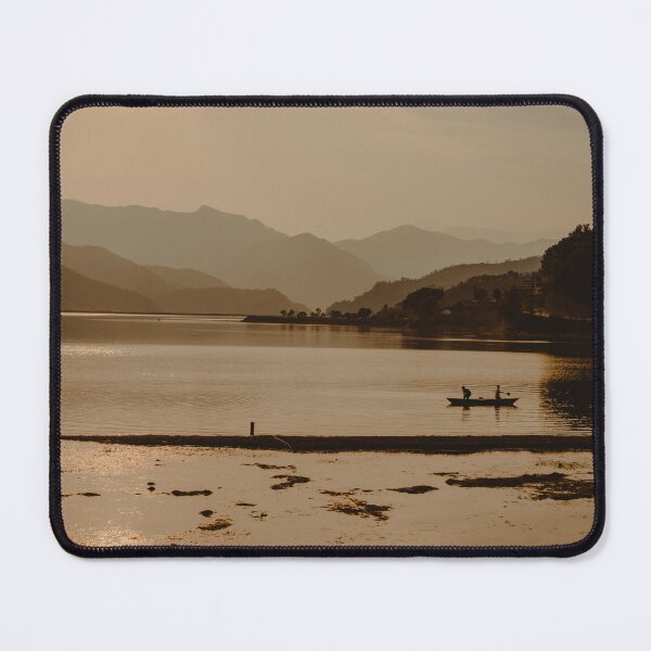 Item preview, One Golden Evening on Phewa Lake designed and sold by Valerie Rosen Photography.