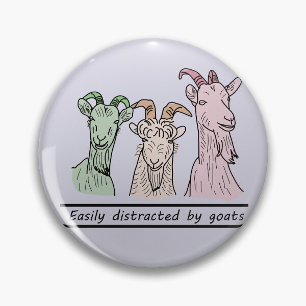 Item preview, Easy to distract with goats designed and sold by artemarina.