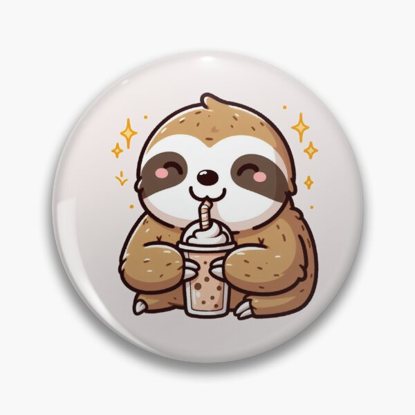 Item preview, Milk Shake Sloth designed and sold by LemuellTrends.