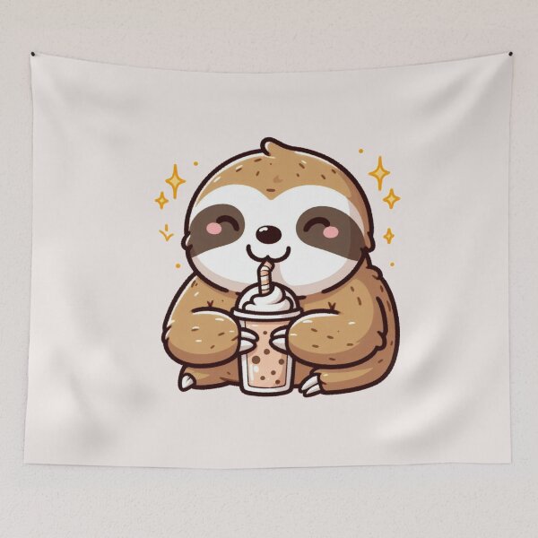 Item preview, Milk Shake Sloth designed and sold by LemuellTrends.