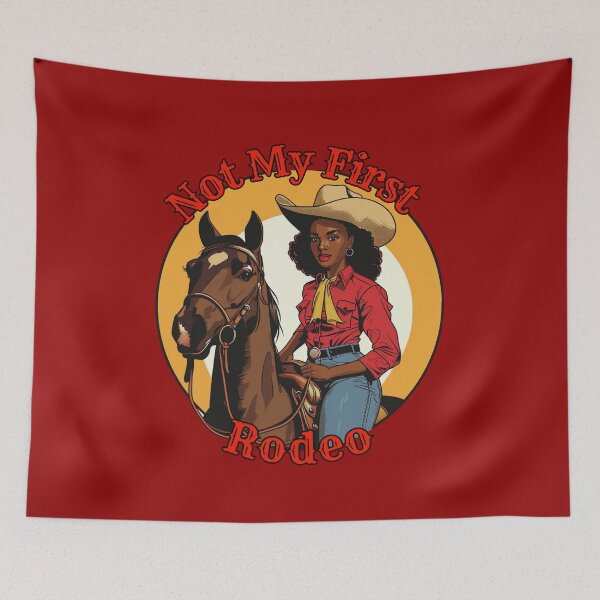 Item preview, Not My First Rodeo (Yellow Scarf) designed and sold by Seedcap7.