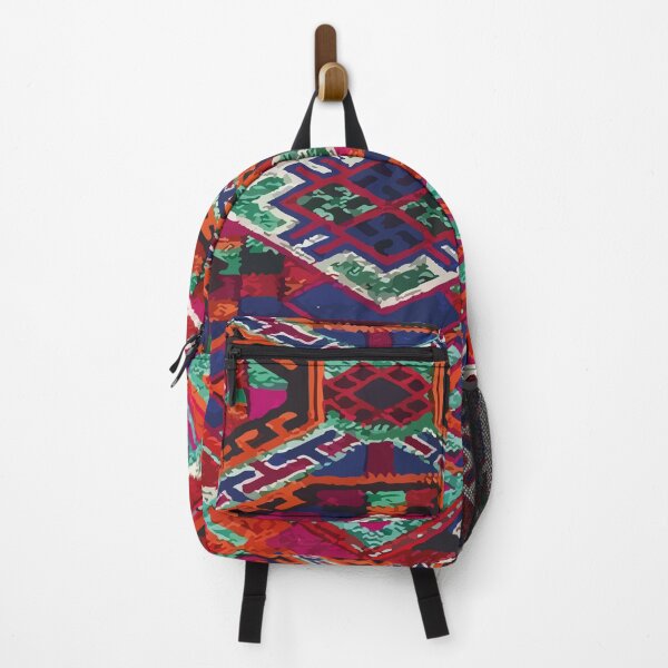 Item preview, Maximalist ethnic embroidery maroon burgundy maximalist decor designed and sold by T-Mex.