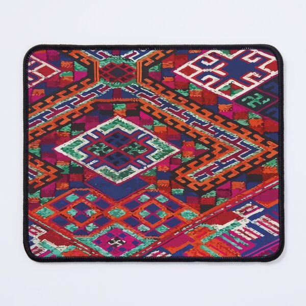 Item preview, Maximalist ethnic embroidery maroon burgundy maximalist decor designed and sold by T-Mex.