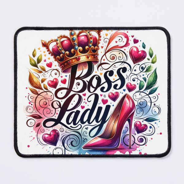Item preview, Boss Lady with Crown and High Heel designed and sold by PassionforLove.