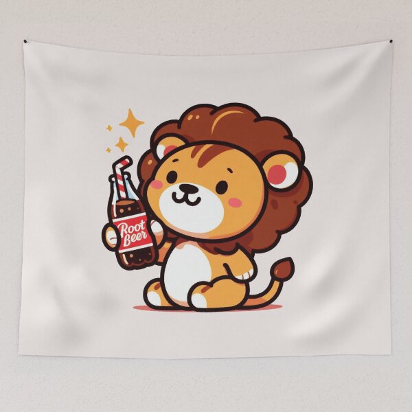 Item preview, Root Beer Lion designed and sold by LemuellTrends.