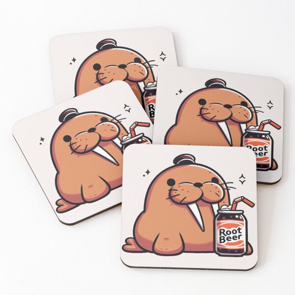 Item preview, Root Beer Walruses designed and sold by LemuellTrends.
