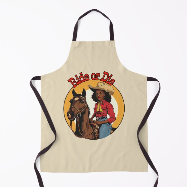 Item preview, Ride or Die Cowgirl (Yellow Scarf) designed and sold by Seedcap7.