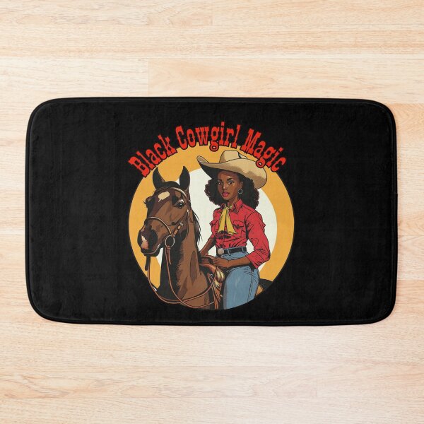 Item preview, Black Cowgirl Magic (Yellow Scarf) designed and sold by Seedcap7.