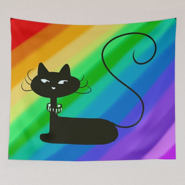 Item preview, Suspicion (Cosmic Cats Series) designed and sold by ArtbyMikkiC.