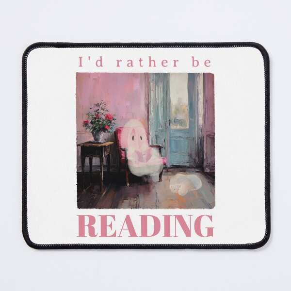Item preview, I'd Rather be Reading designed and sold by BookishLounge.