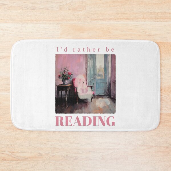 Item preview, I'd Rather be Reading designed and sold by BookishLounge.