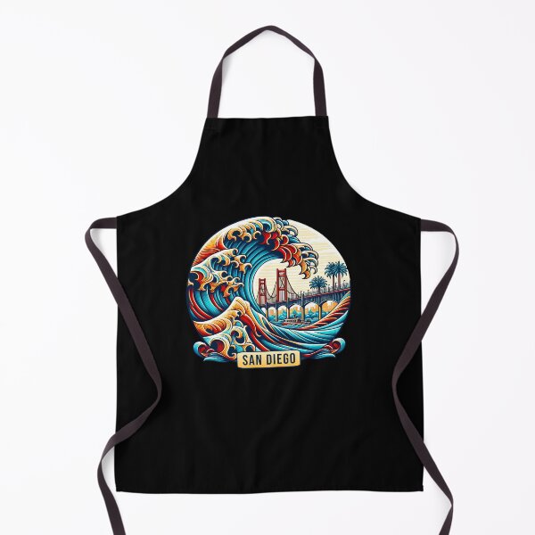 Item preview, San Diego SD Waves With Bridge designed and sold by Odetee.