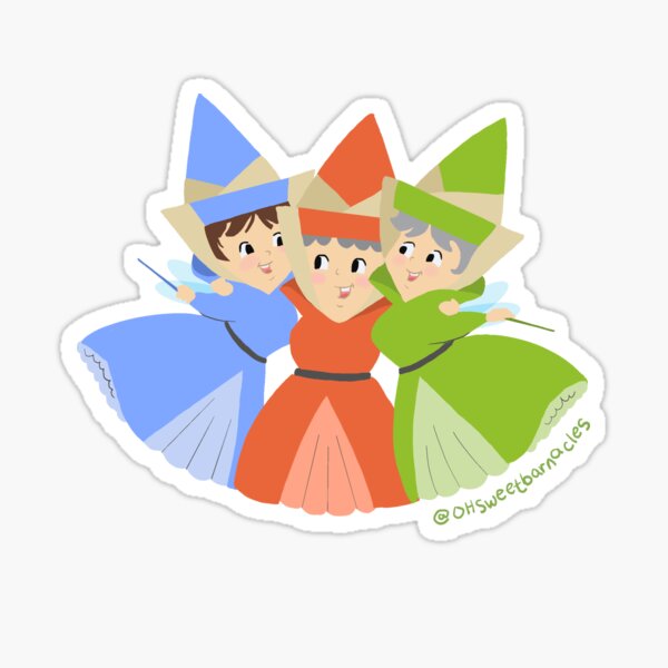Item preview, Three Good Fairies designed and sold by Oh Sweet Barnacles.