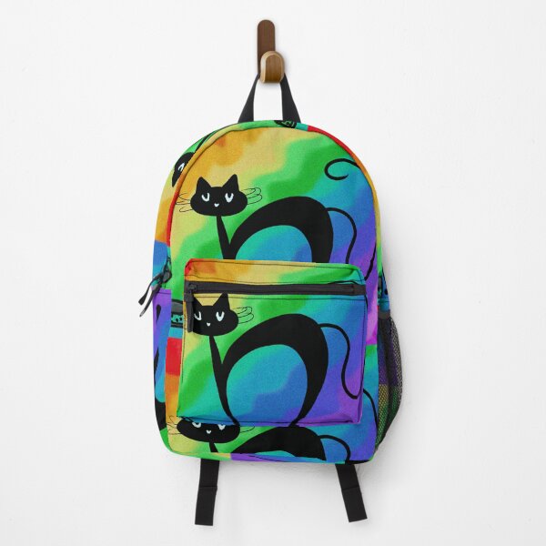 Item preview, Frightened Feeder (Cosmic Cats Series) designed and sold by ArtbyMikkiC.