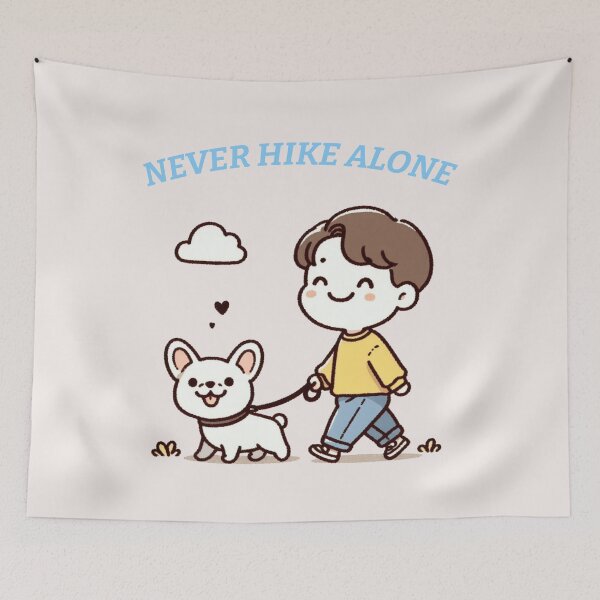 Item preview, Dog Hiking Pug designed and sold by LemuellTrends.