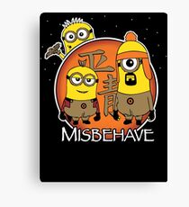 Aim to Misbehave Canvas Print