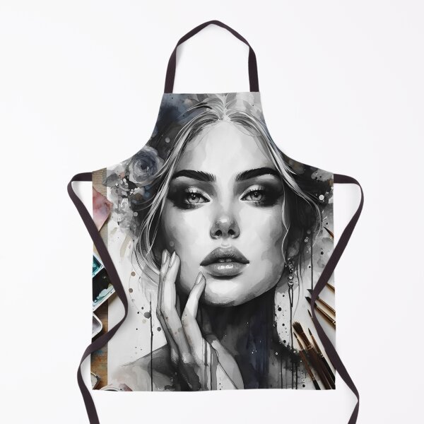 Item preview, Watercolor Portrait: Captivating Beauty, beautiful woman,art moden, girl. designed and sold by FreeWorldDesign.