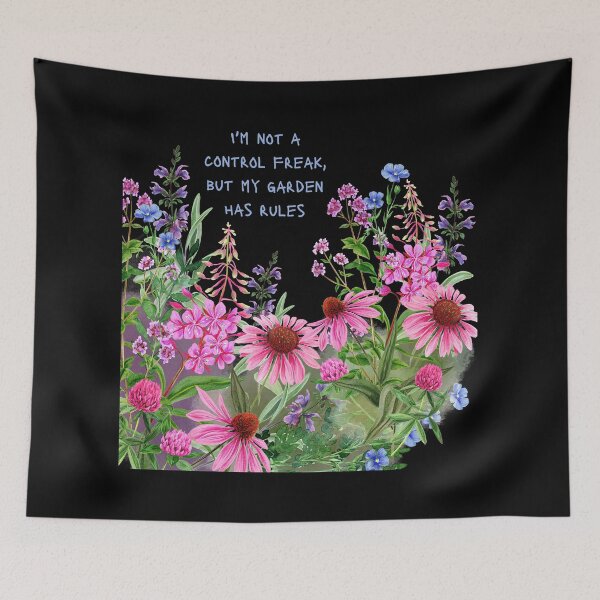 Item preview, I'm not a control freak cone flowers designed and sold by DuchessDesign81.