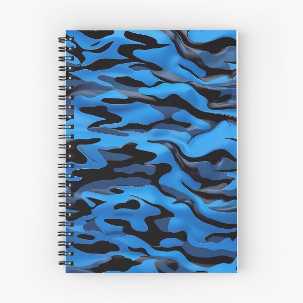 Item preview, Abstract Black And Blue Camouflage Pattern designed and sold by TheArtOfPat.