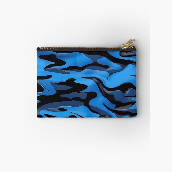 Item preview, Abstract Black And Blue Camouflage Pattern designed and sold by TheArtOfPat.