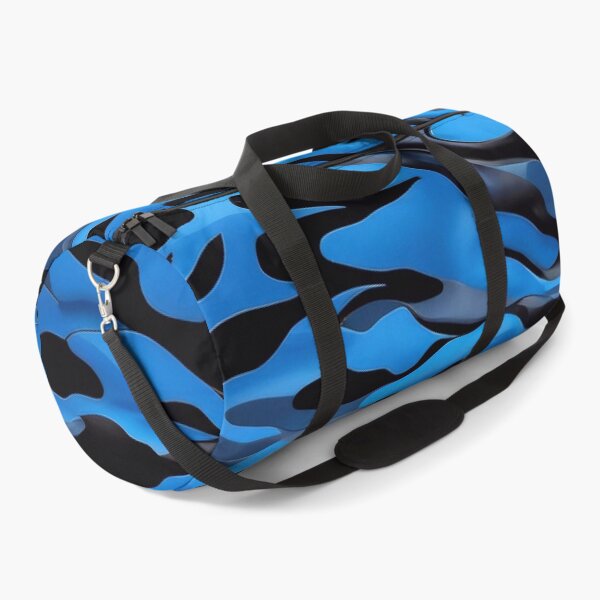 Item preview, Abstract Black And Blue Camouflage Pattern designed and sold by TheArtOfPat.