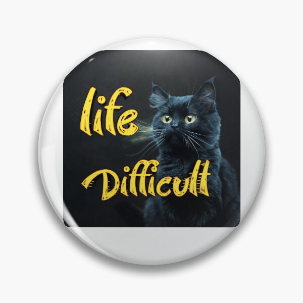 Item preview, A hard life poster through the eyes of an innocent cat designed and sold by salem660.