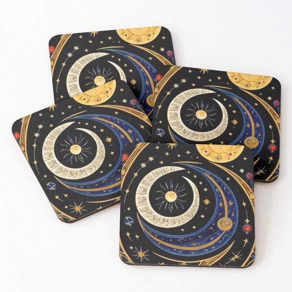 Item preview, Classic Vintage Suns Moons Stars  designed and sold by TheDarkWardrobe.