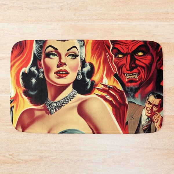 Item preview, Hot Devilish Pin-up designed and sold by PulpVintage.
