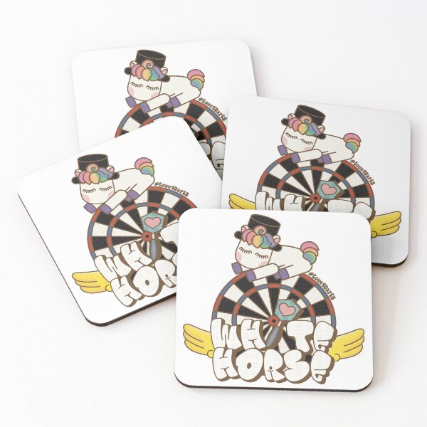 Item preview, White Horse Loves DARTS! designed and sold by love4darts.