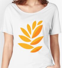 orange leaf Women's Relaxed Fit T-Shirt