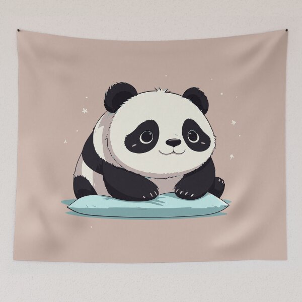 Item preview, Cute Panda getting ready to Sleep  designed and sold by Atlantico54.