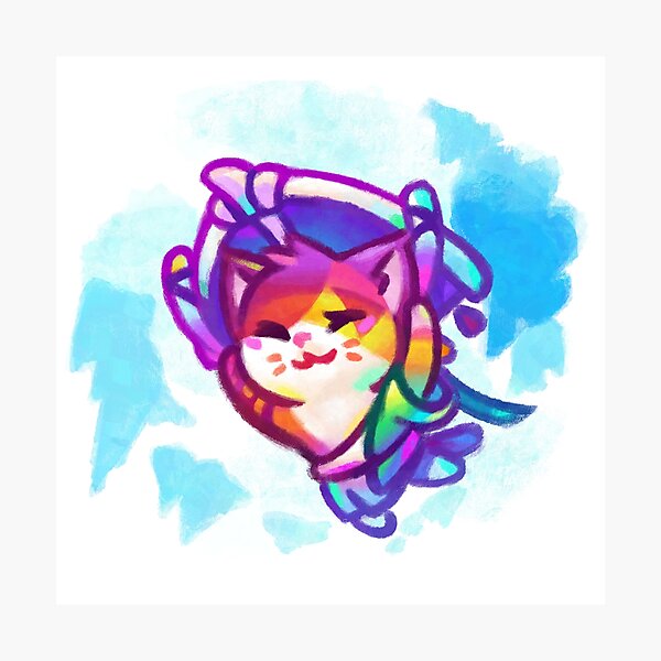 Bytesized Kitten Cosplay of Courage Photographic Print