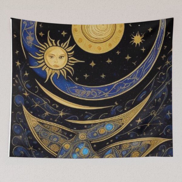 Item preview, Classic Vintage Suns Moons Stars  designed and sold by TheDarkWardrobe.