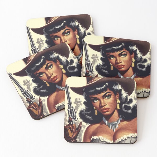Item preview, Retro Western Girl designed and sold by PulpVintage.