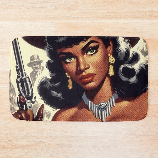 Item preview, Retro Western Girl designed and sold by PulpVintage.