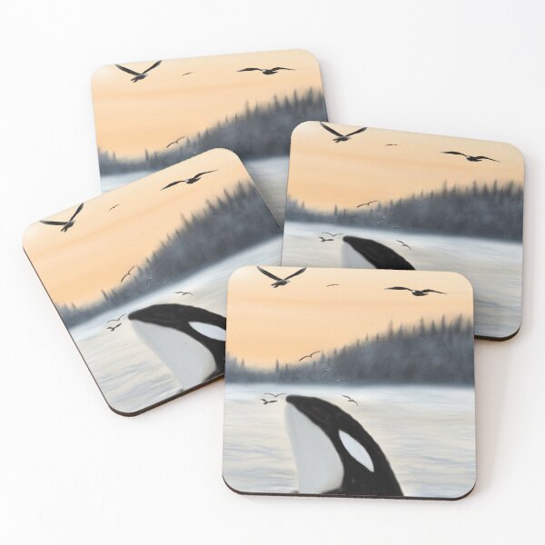 Item preview, Orca and Eagles designed and sold by ArtbyMikkiC.