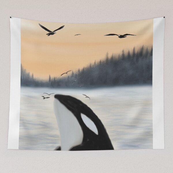 Item preview, Orca and Eagles designed and sold by ArtbyMikkiC.