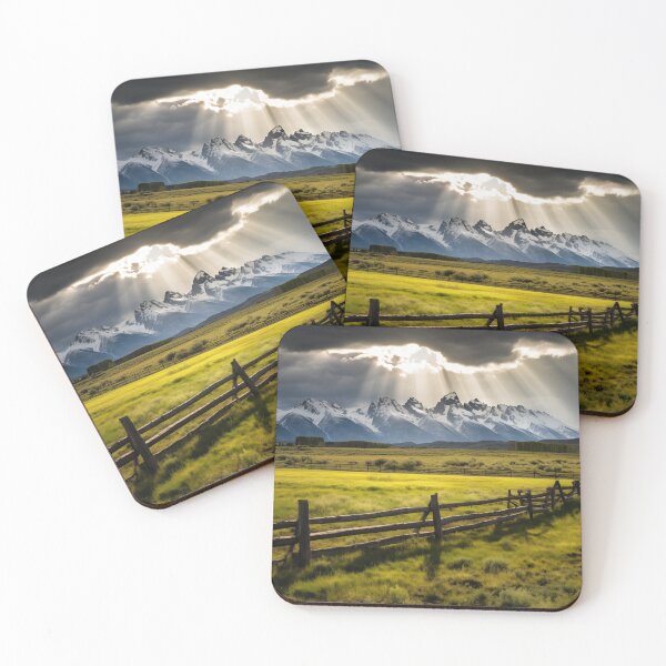 Item preview, Sawtooths and wooden fence designed and sold by hheritageprints.
