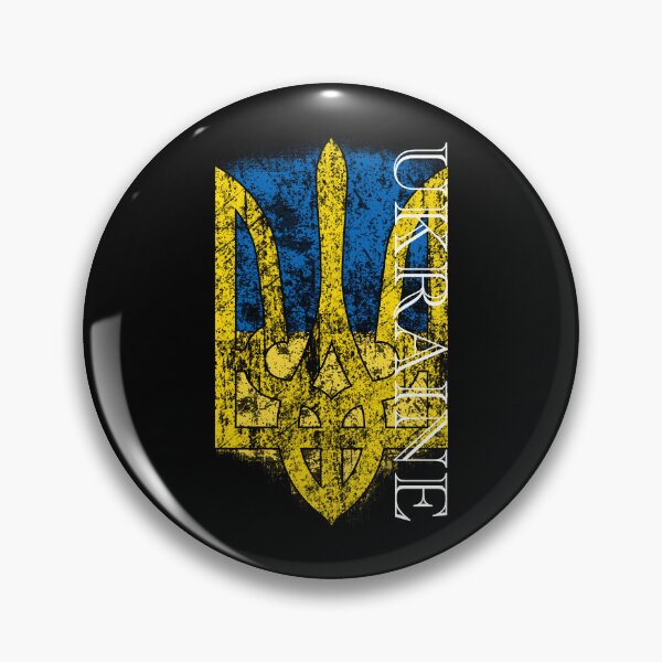 Item preview, Ukraine Flag Symbol Trident Tryzub Vintage designed and sold by Aide.