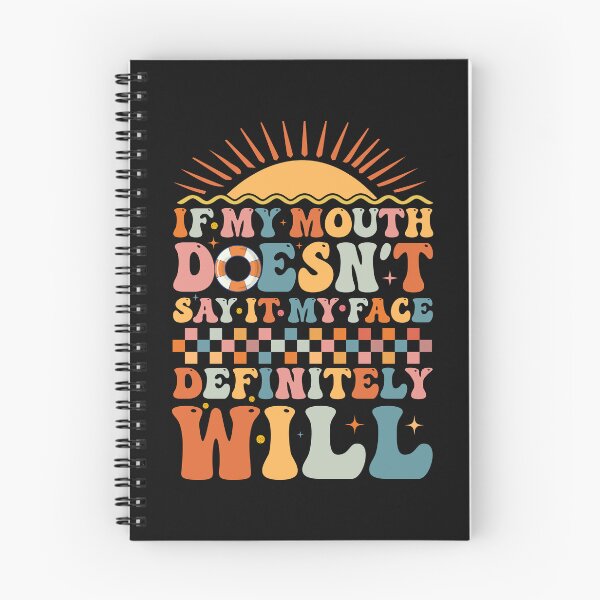 Item preview, If My Mouth Doesn't Say It My Face Definitely Will Cute Vintage Holiday Summer designed and sold by Jakaria Hossain.